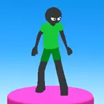 Stickman Planks Fall