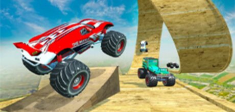 Mega Ramp Monster Truck Race