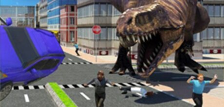 Dino Simulator City Attack